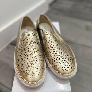 Ivanka Trump Slip On Metallic Gold Brand New